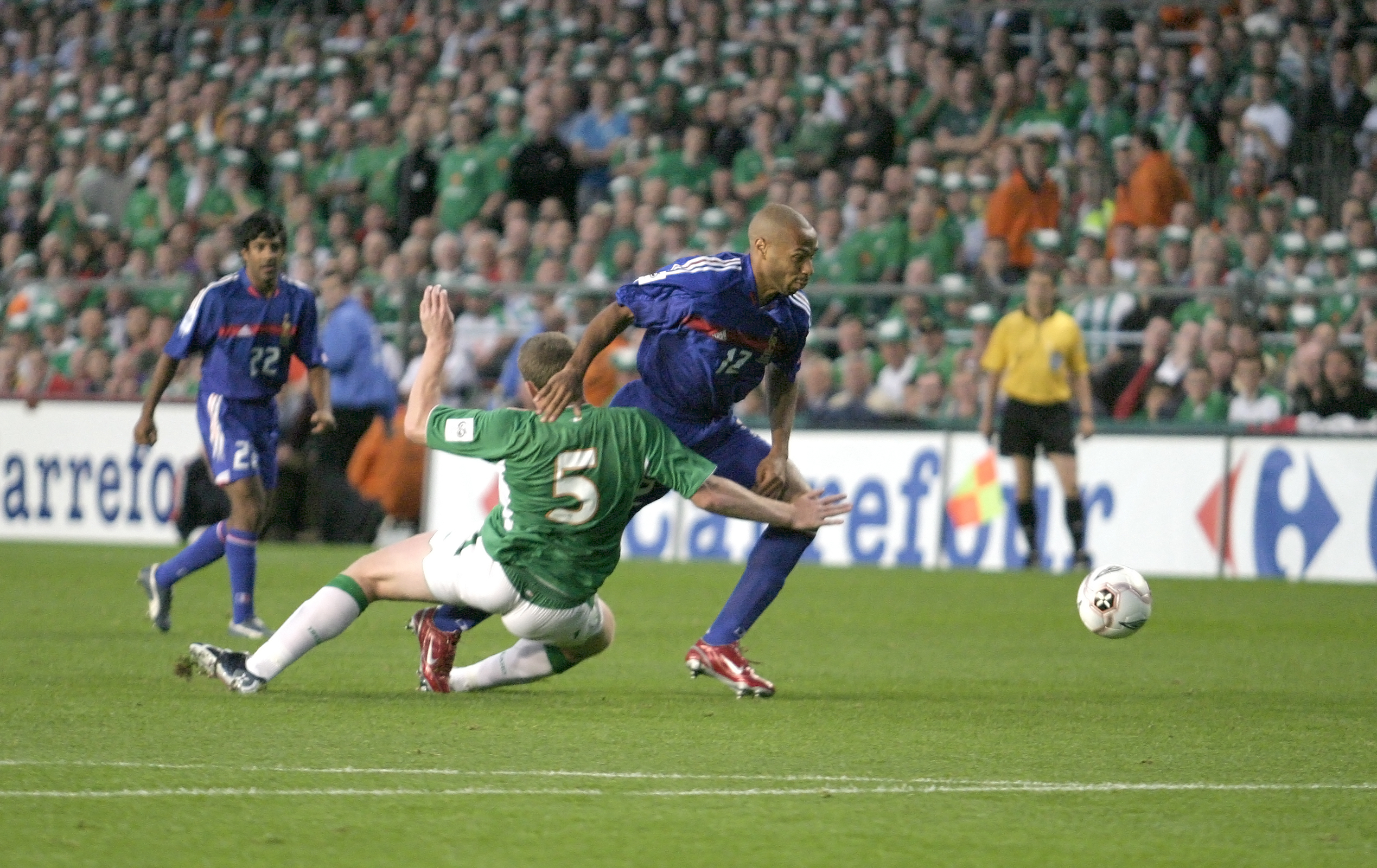 Thierry Henry against Ireland, 2009